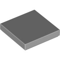 [New] Tile 2 x 2 with Groove, Light Bluish Gray. /Lego. Parts. 3068b